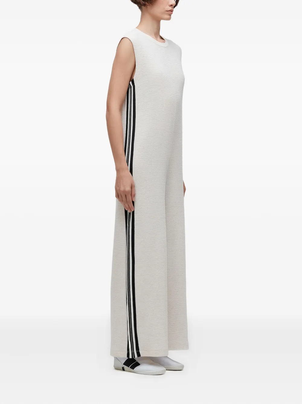  Osklen Stripe-detail Jumpsuit - White 
