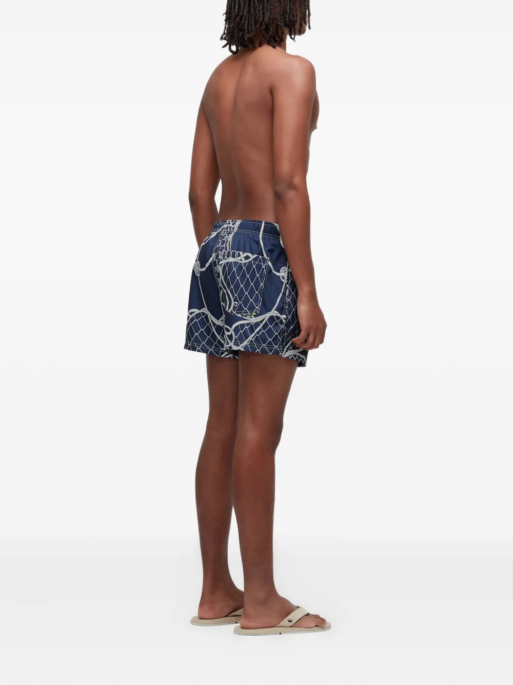 Osklen rope-net print shorts | Swim & Board Shorts | Image 2