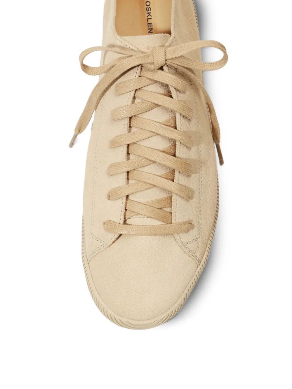 Osklen Lace-up Suede Sneakers In Neutral