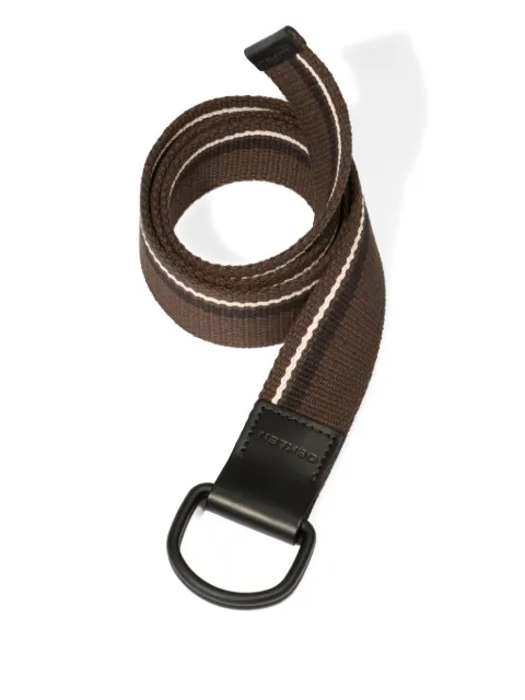 Osklen Box Dots striped fabric belt