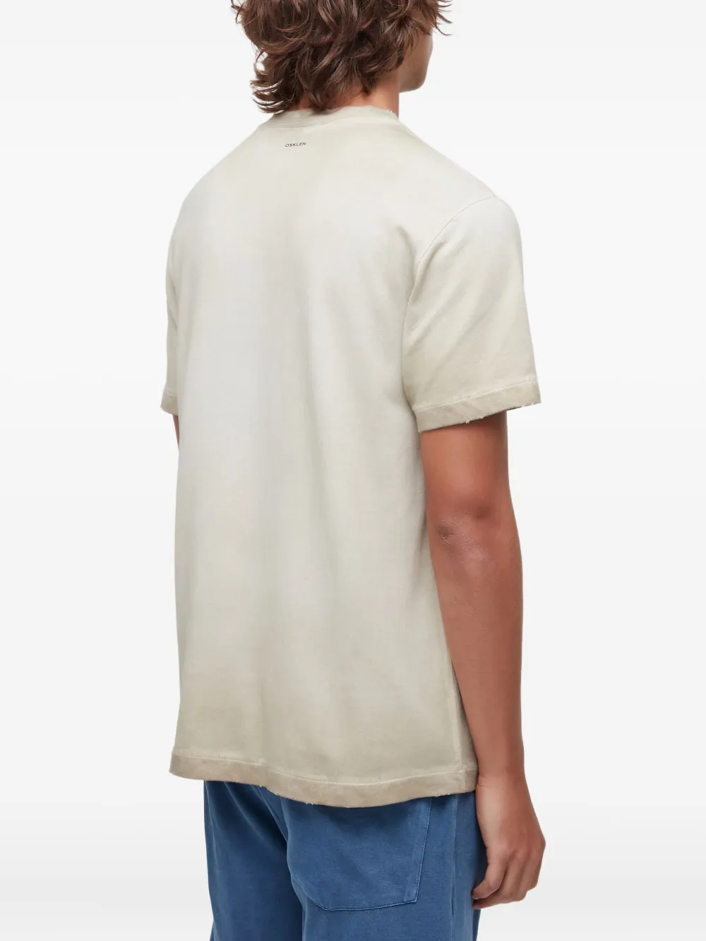Osklen T-shirt met print Beige