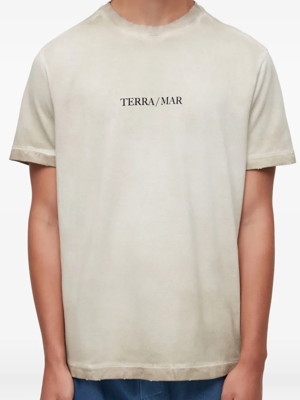 Osklen T-shirt met print Beige