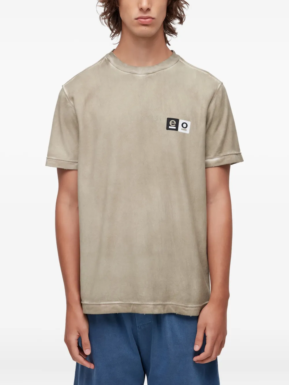 Osklen T-shirt met print Beige