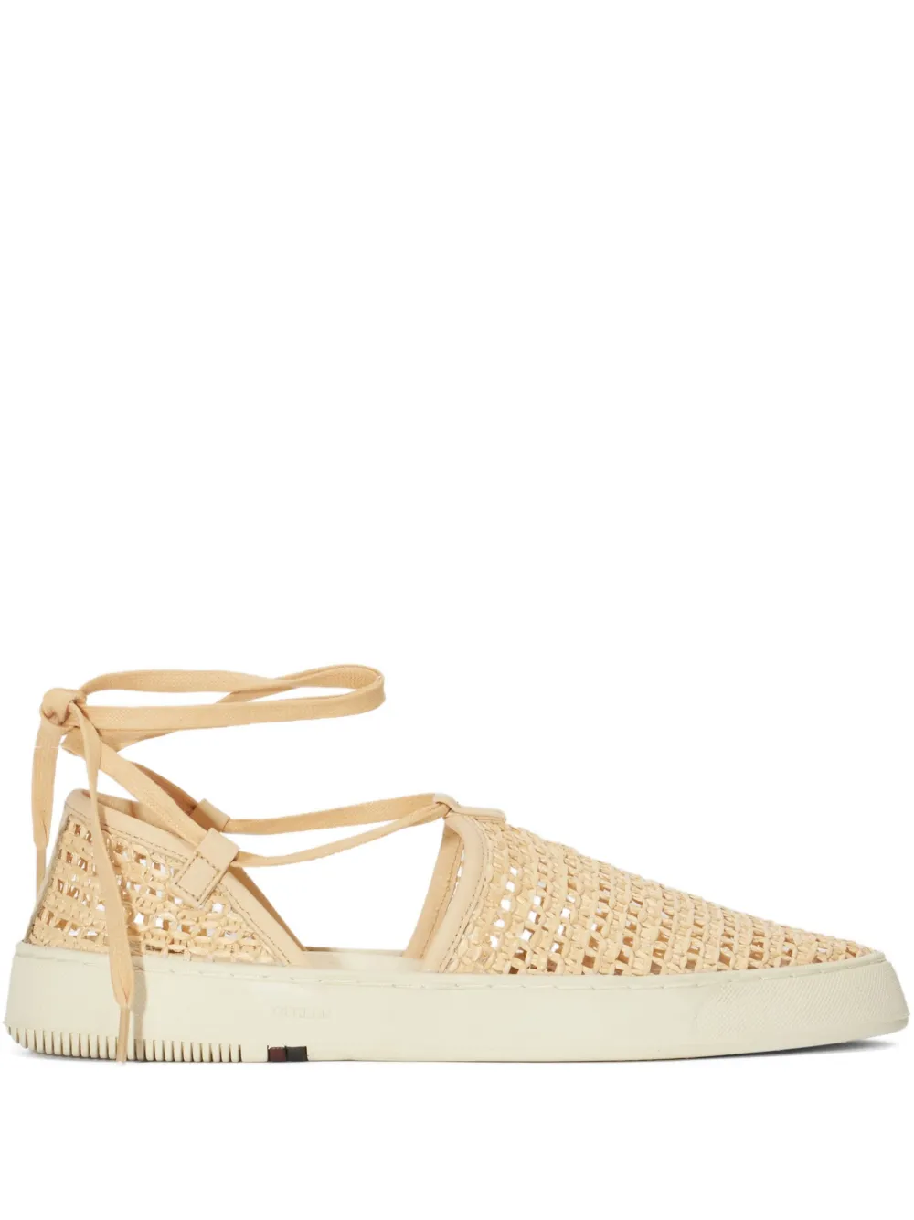 Osklen Soho geweven espadrilles met strik Beige