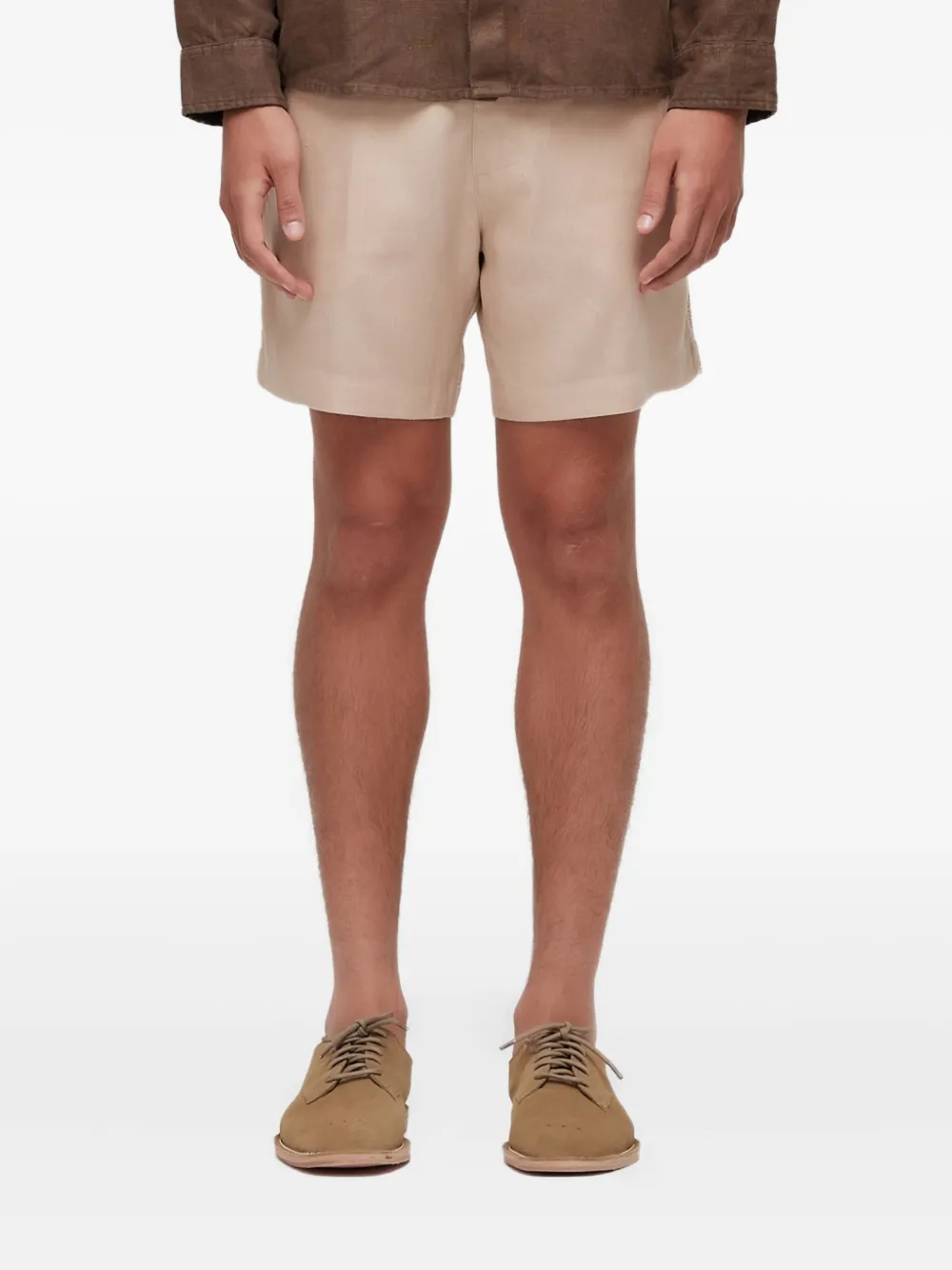 Osklen linen bermuda shorts | Neutrals | Image 1
