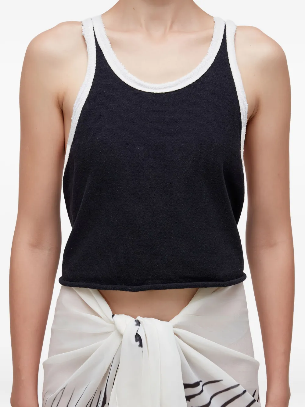 Osklen Top met racerback Zwart