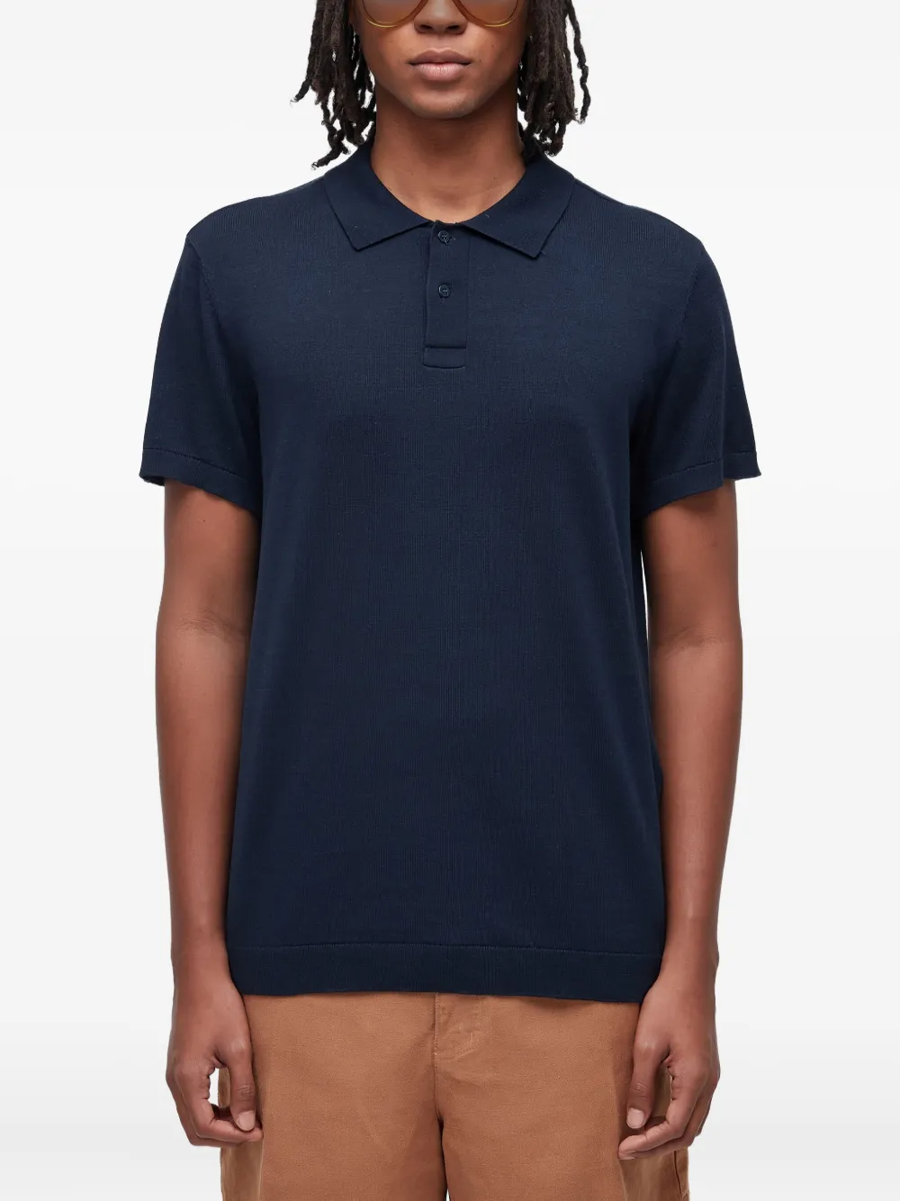Osklen Short-sleeve Polo Shirt In Blue