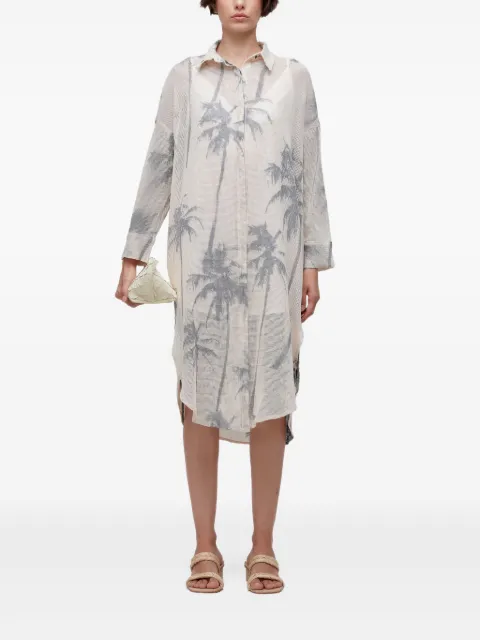 Osklen vestido camisero midi Coqueiro