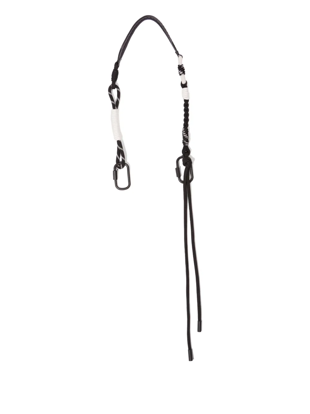 Osklen crochet bag strap | Black | Image 1