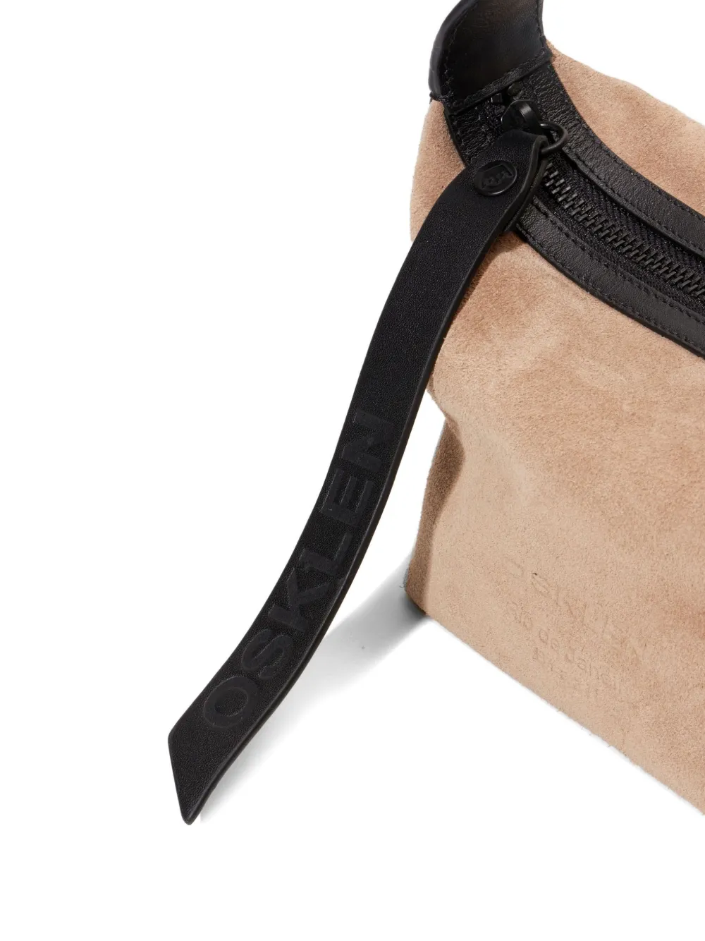 Osklen Suede Shoulder Bag In Neutral