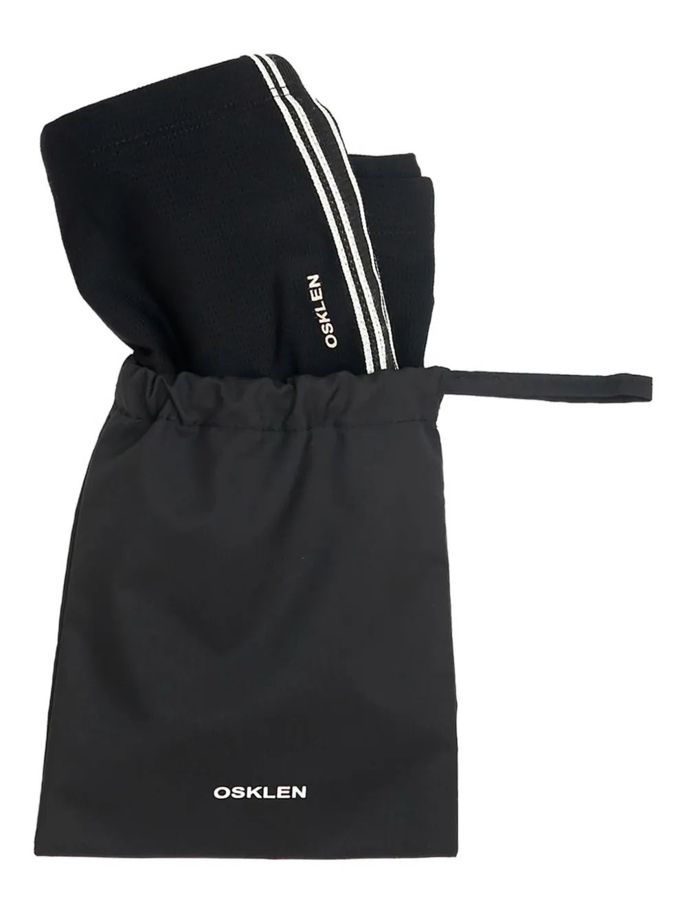 Osklen Zwembroek met zijstreep Zwart