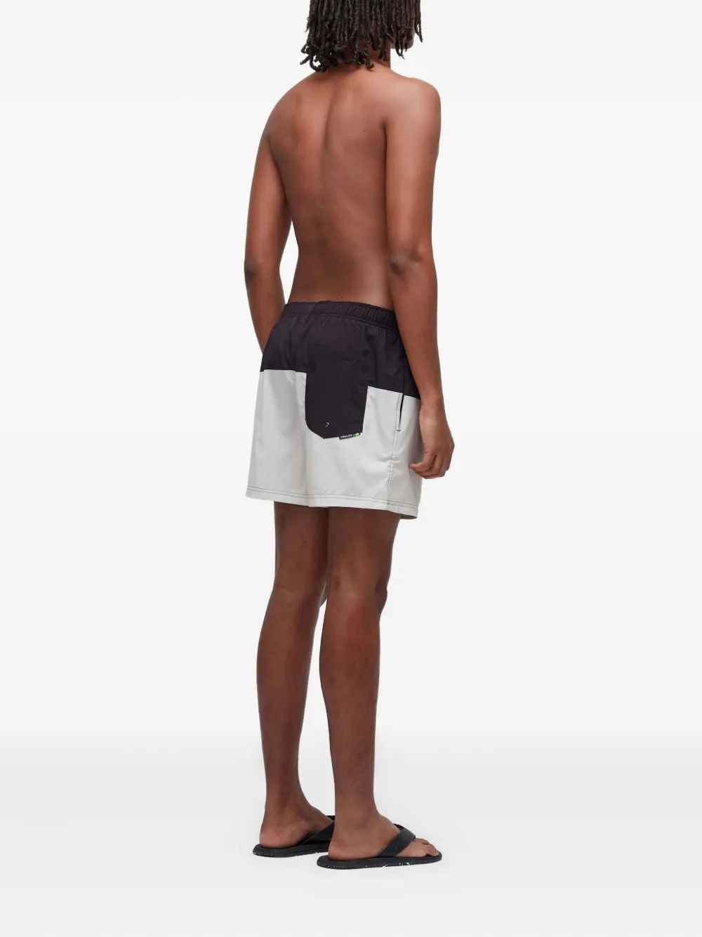 Osklen Bicolor Coat Of Arms logo shorts | Track & Running Shorts | Image 2