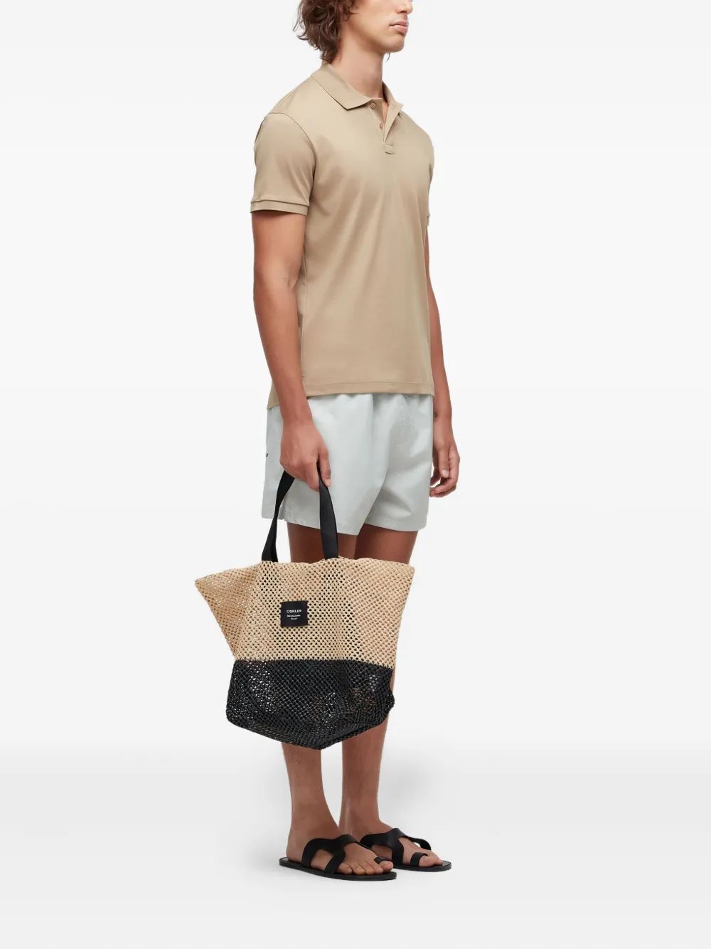 Osklen Katoenen poloshirt - Beige