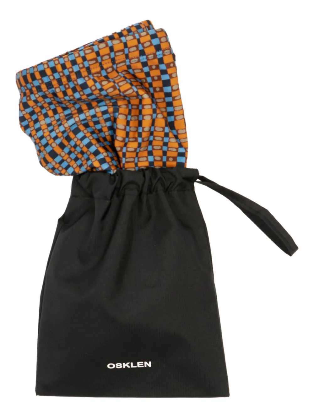 Osklen Bent Geometric-pattern Swim Briefs In Multi