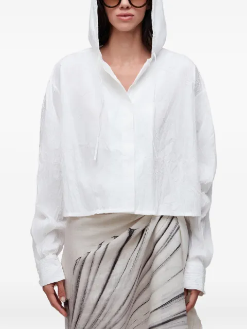 Osklen cropped hoodie