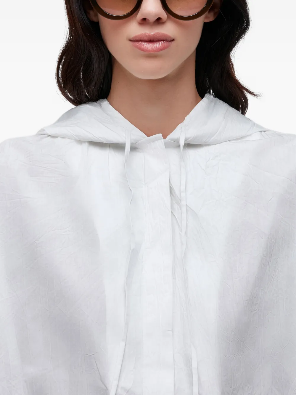 Osklen Cropped hoodie Wit