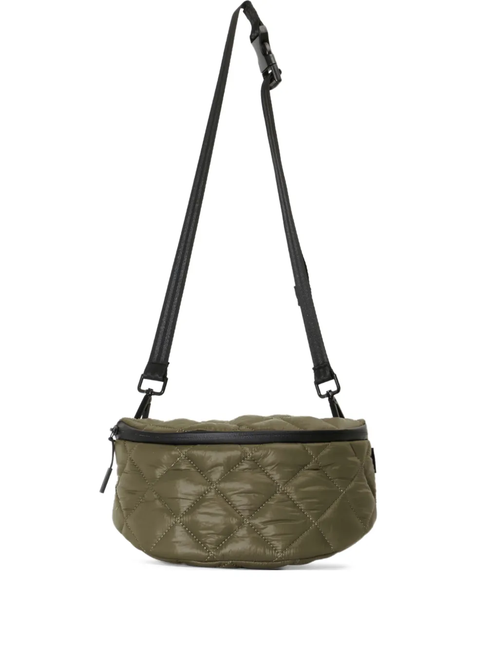 Osklen quilted adjustable-strap belt bag | Green | Image 1