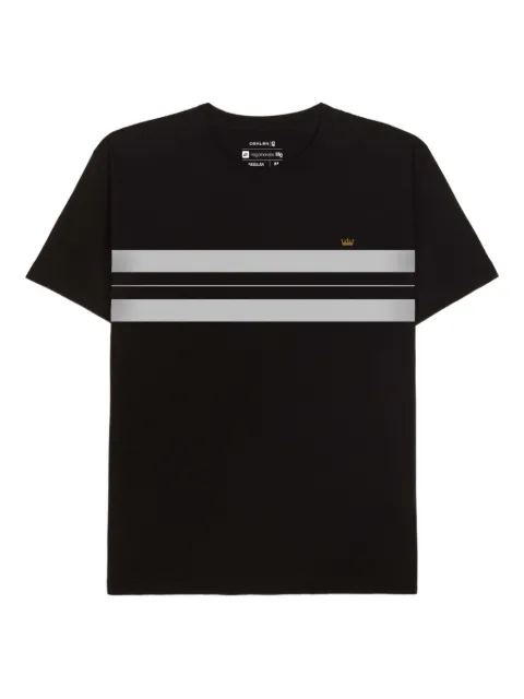 Osklen stripe-detail crew-neck T-shirt