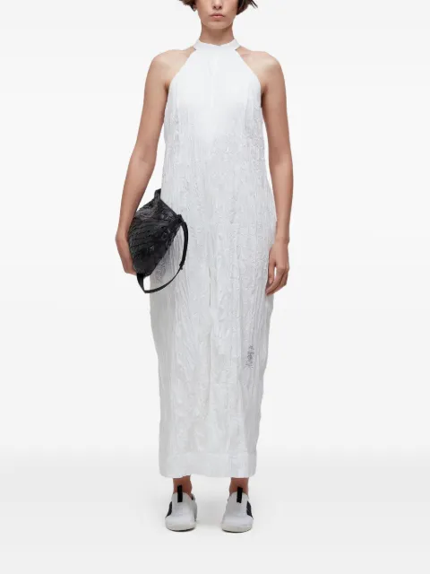 Osklen halter-neck wrinkle jumpsuit