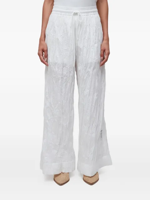 Osklen wrinkle straight-leg trousers