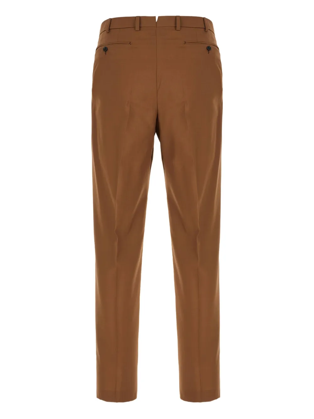 Gabriele Pasini Wollen pantalon met geplooide voorkant Bruin