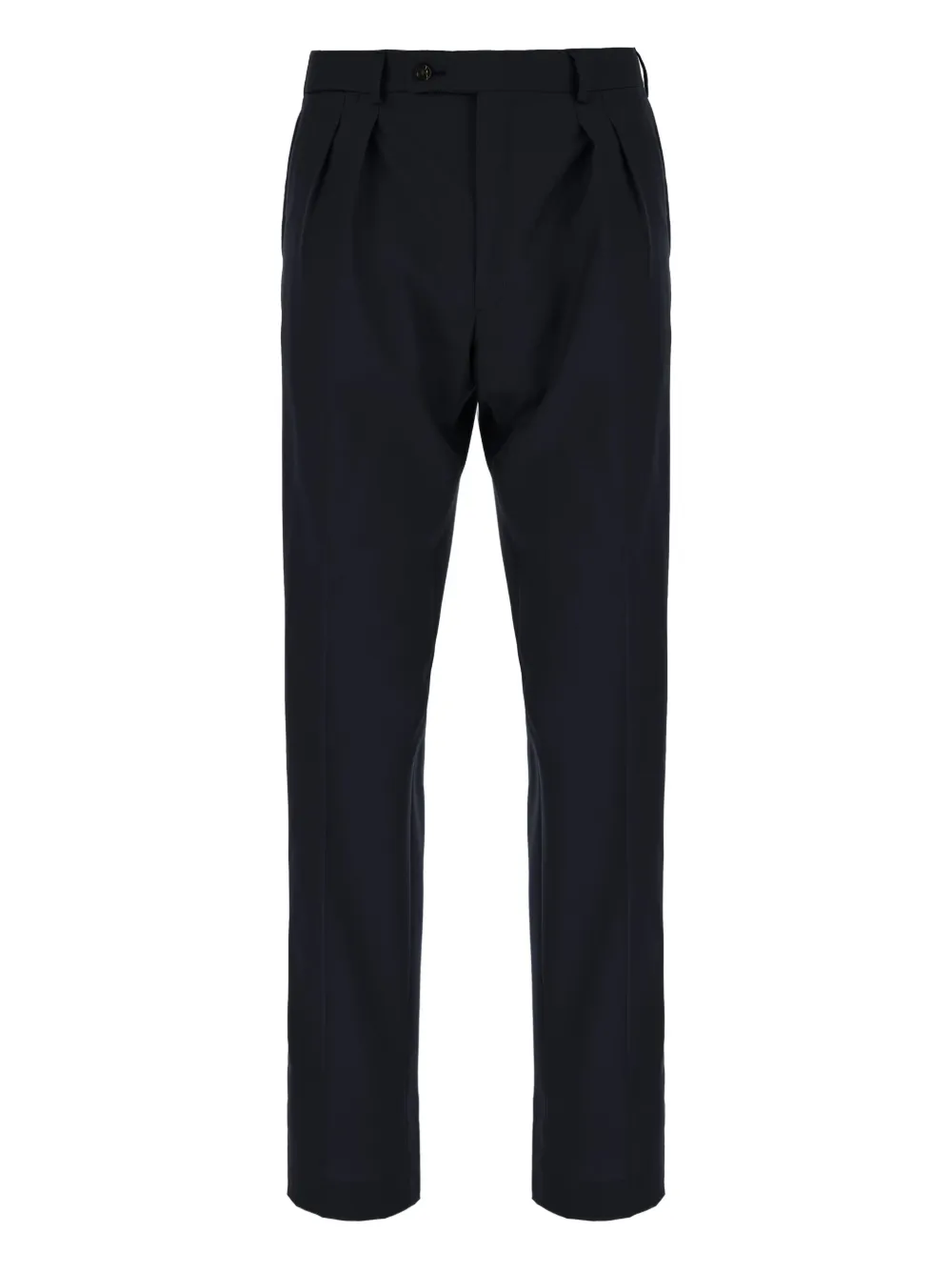 pleated tailored trousers