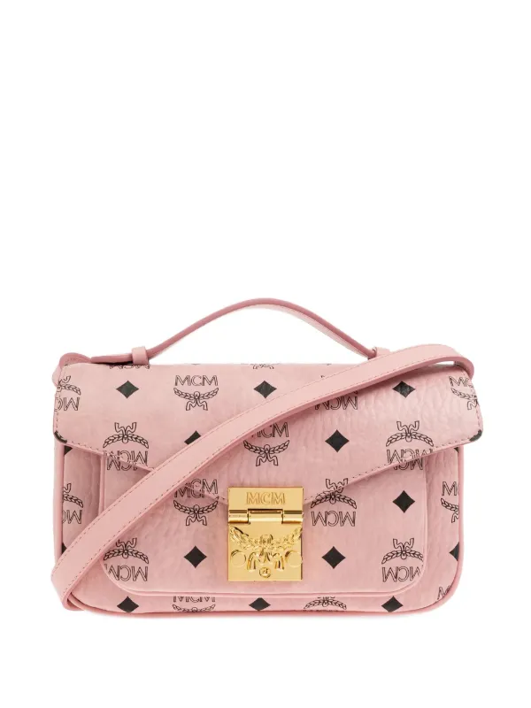 MCM モノグラム ショルダーバッグ | ピンク | FARFETCH JP