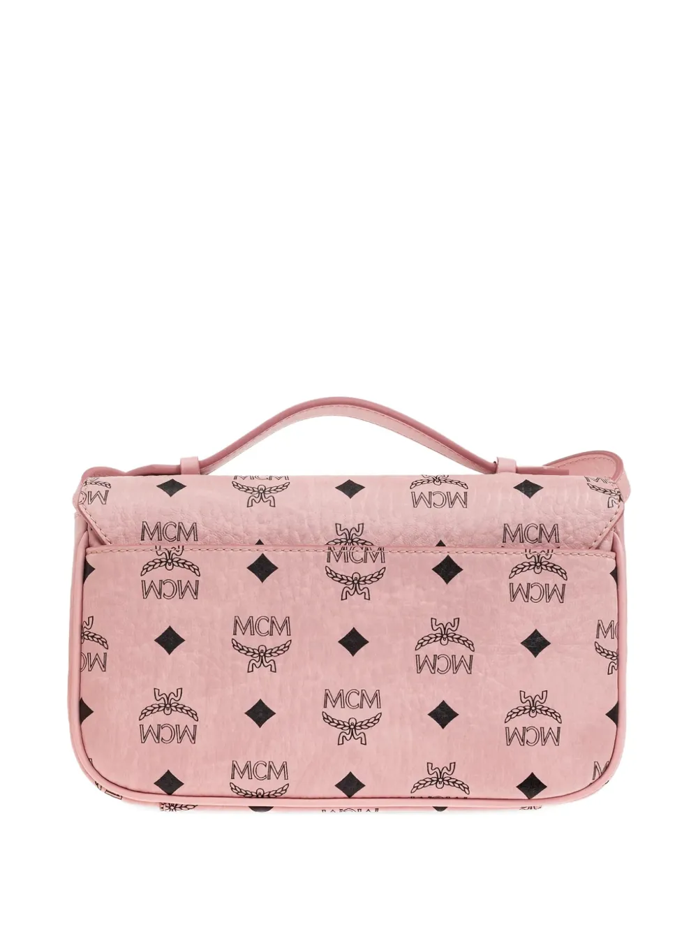 MCM Crossbodytas met omslag en monogram Roze