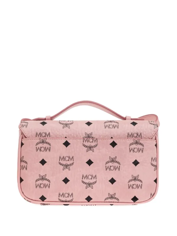 MCM モノグラム ショルダーバッグ | ピンク | FARFETCH JP