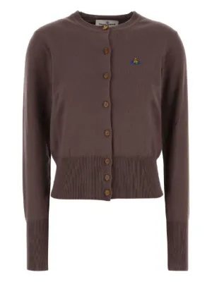 トップス Vivienne Westwood Arygll Knit Cardigan Vivienne Westwood Arygll Knit Cardigan Gray Men's Size 46