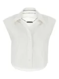 Alexander Wang poplin sleeveless shirt - Neutrals
