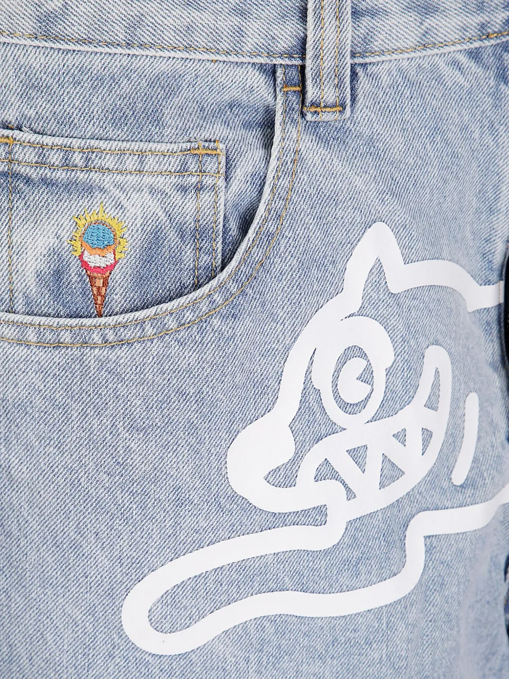 ICECREAM Running Dog jeans Grijs
