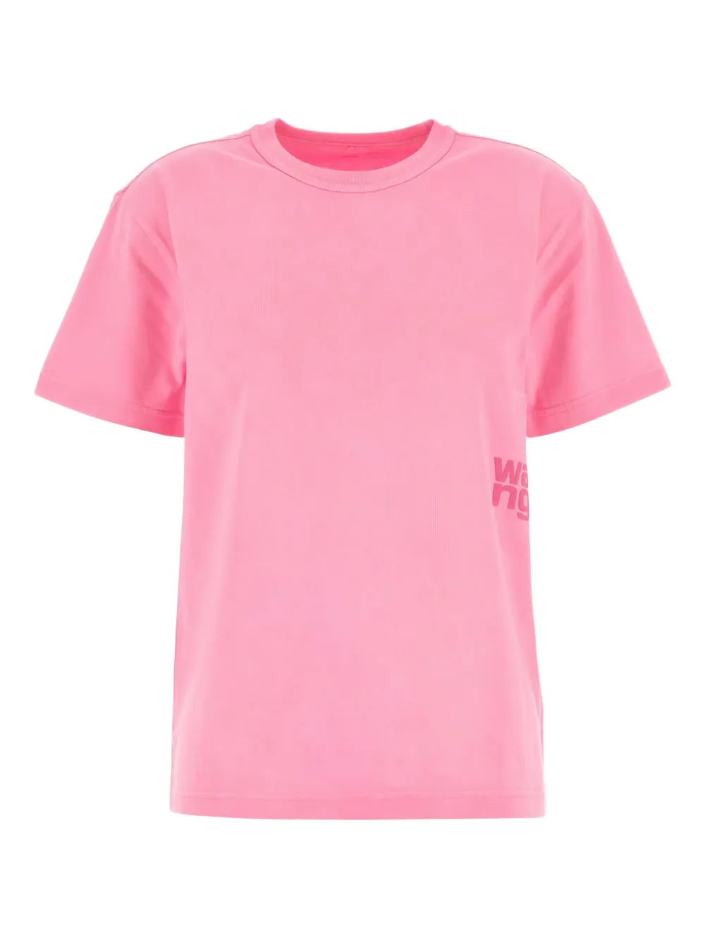 Alexander Wang T-shirt met logoprint Roze