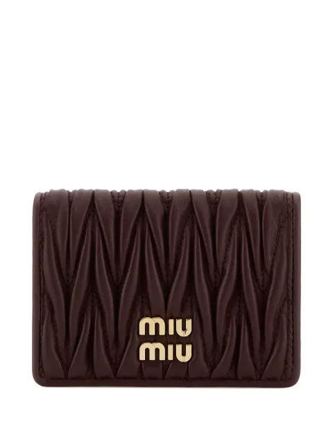 Miu Miu Matelassé card holder