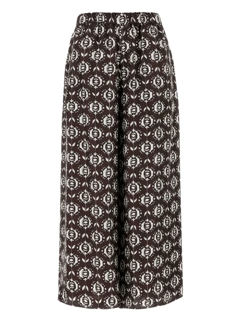 Weekend Max Mara pantalon à fleurs | marron | Image 1