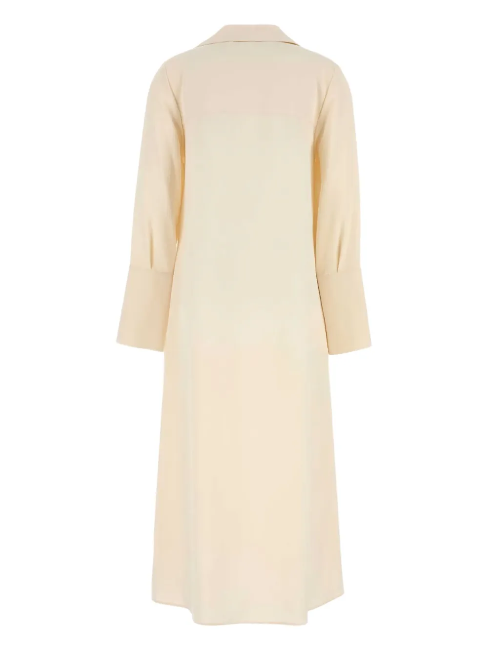 Max Mara Ossola spread-collar dress Beige