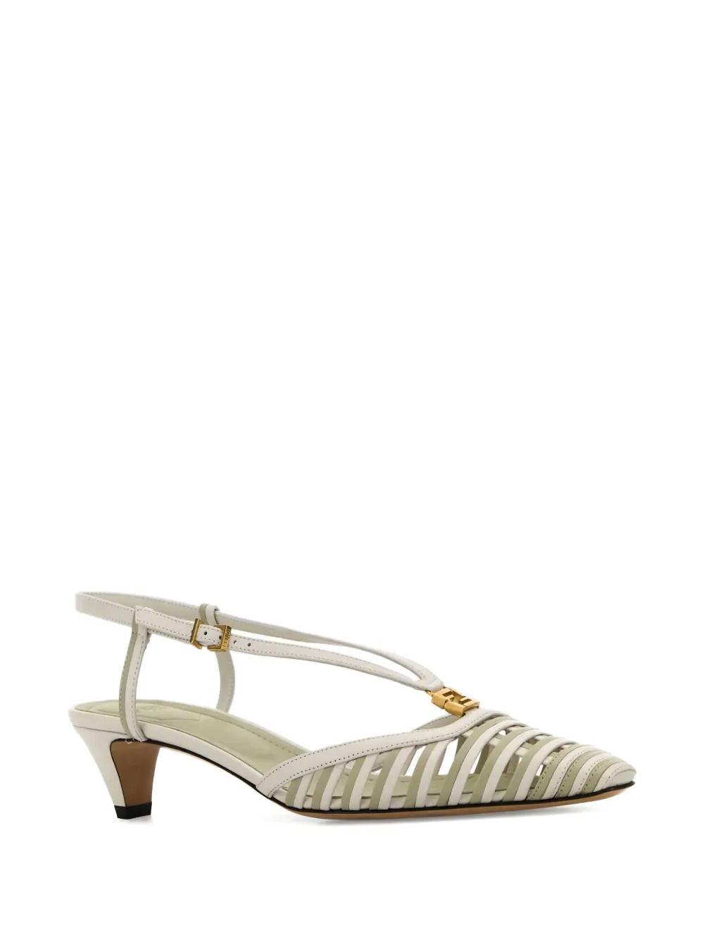 FENDI Leren pumps Wit