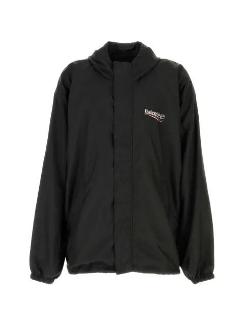 Balenciaga logo hooded jacket