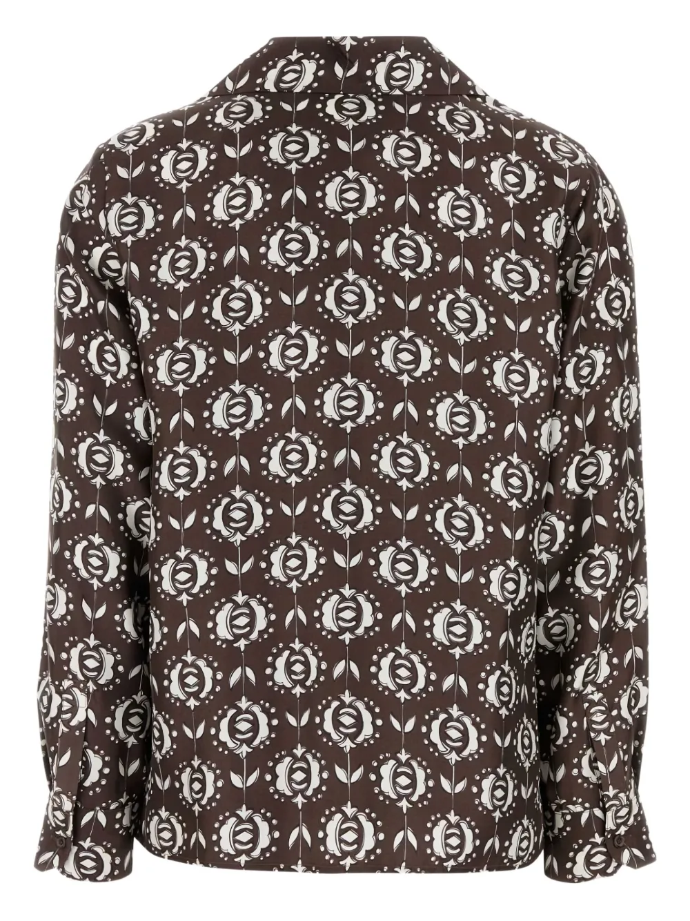 Weekend Max Mara Blouse met bloemenprint Bruin