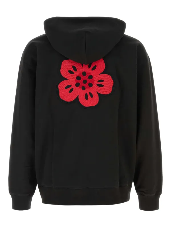 Kenzo Boke Flower Hoodie | Black | FARFETCH ID