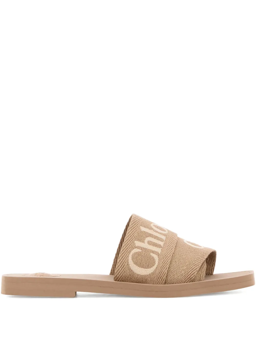 Chloé Woody logo-jacquard sandals