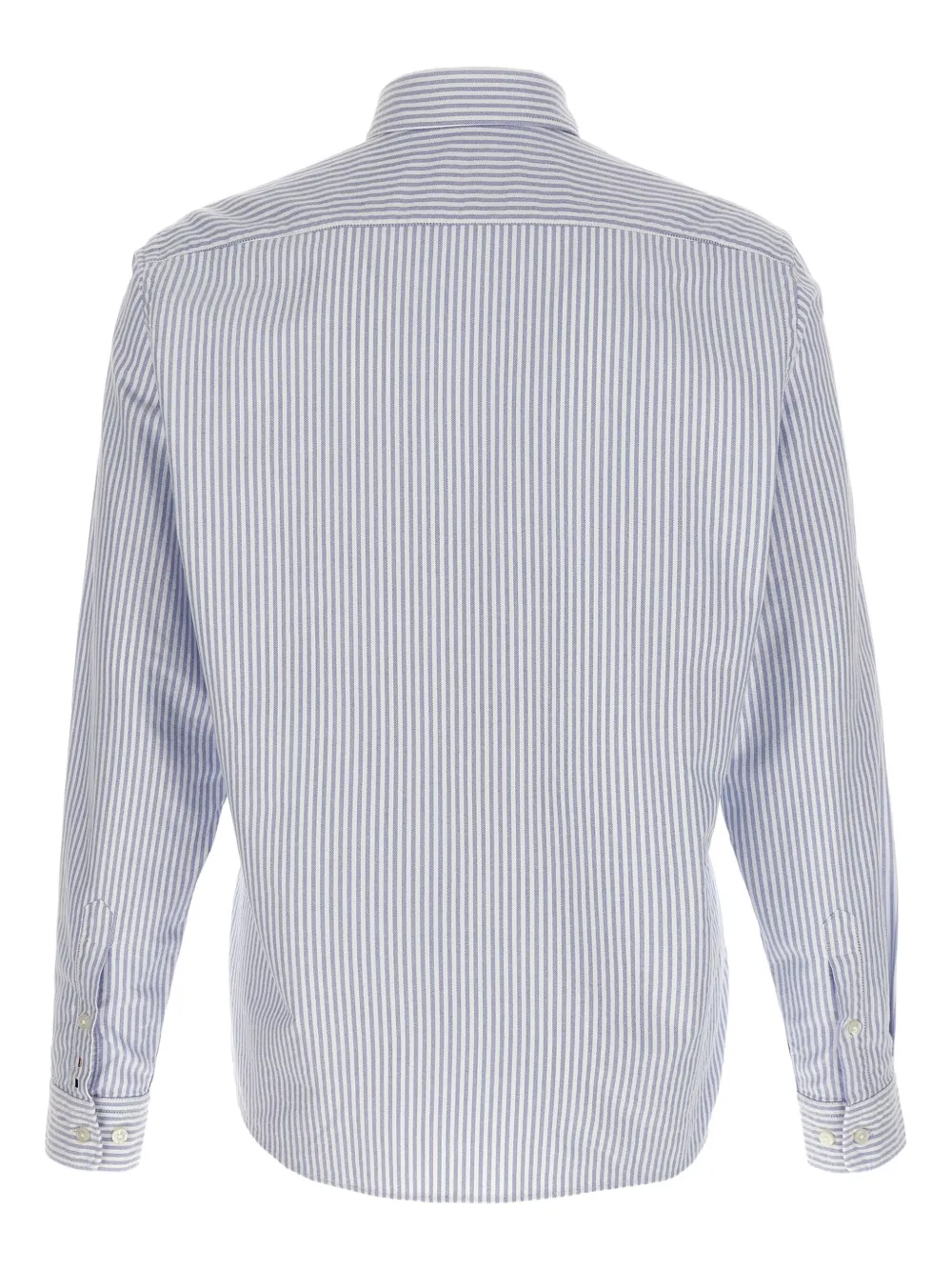 BOSS Gestreept overhemd Blauw