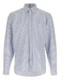 BOSS striped button-down shirt - Blue