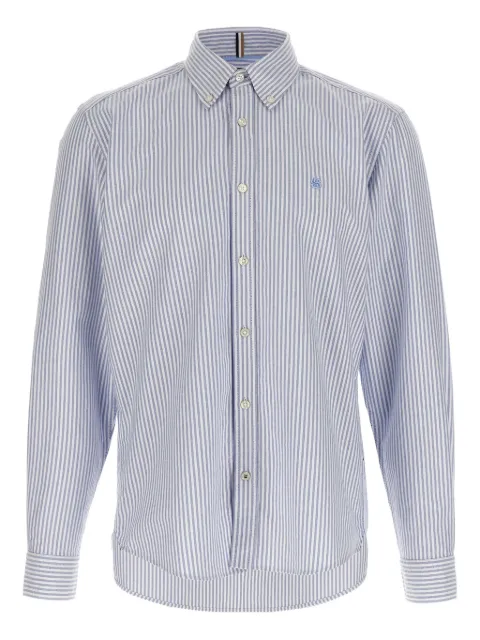 BOSS striped button-down shirt
