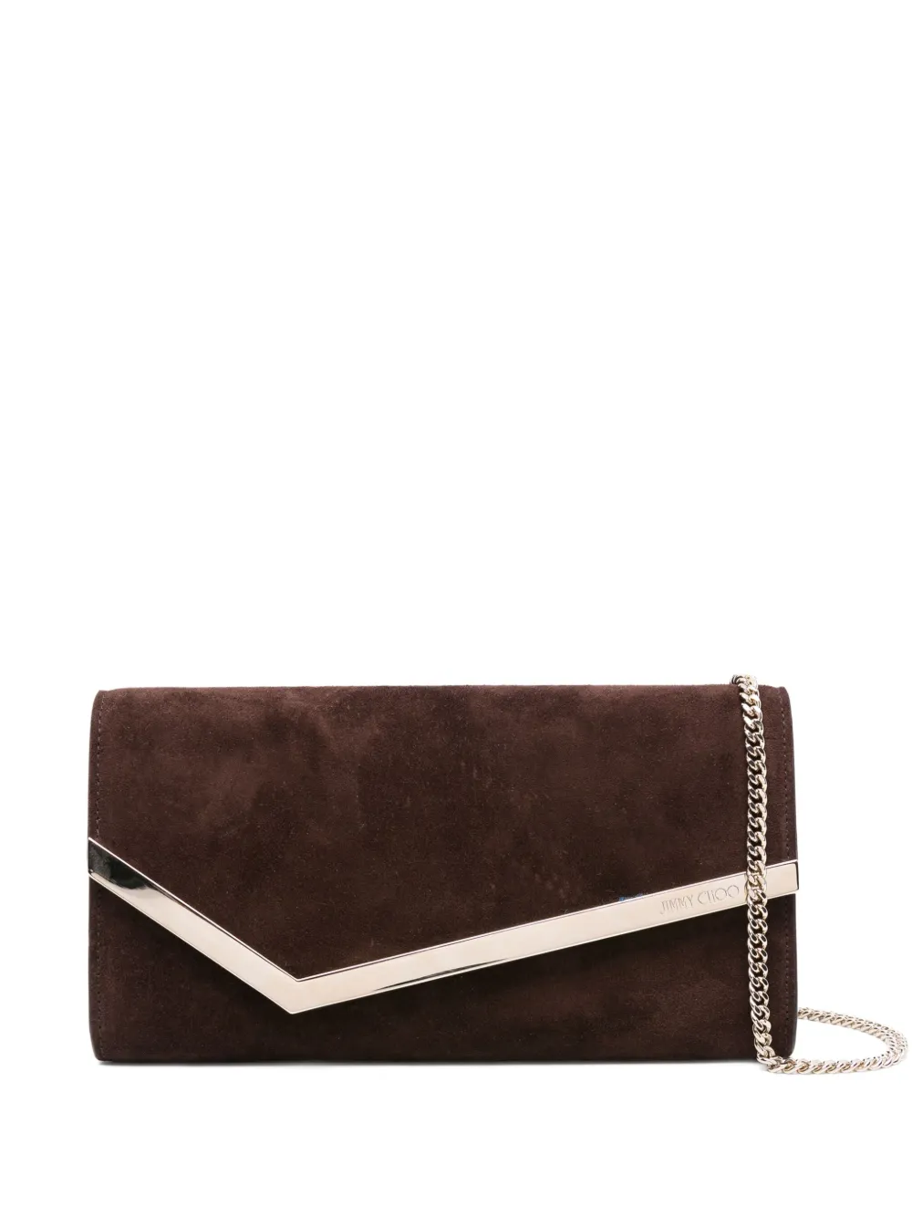 Jimmy Choo Envelope Suede Clutch Bag
