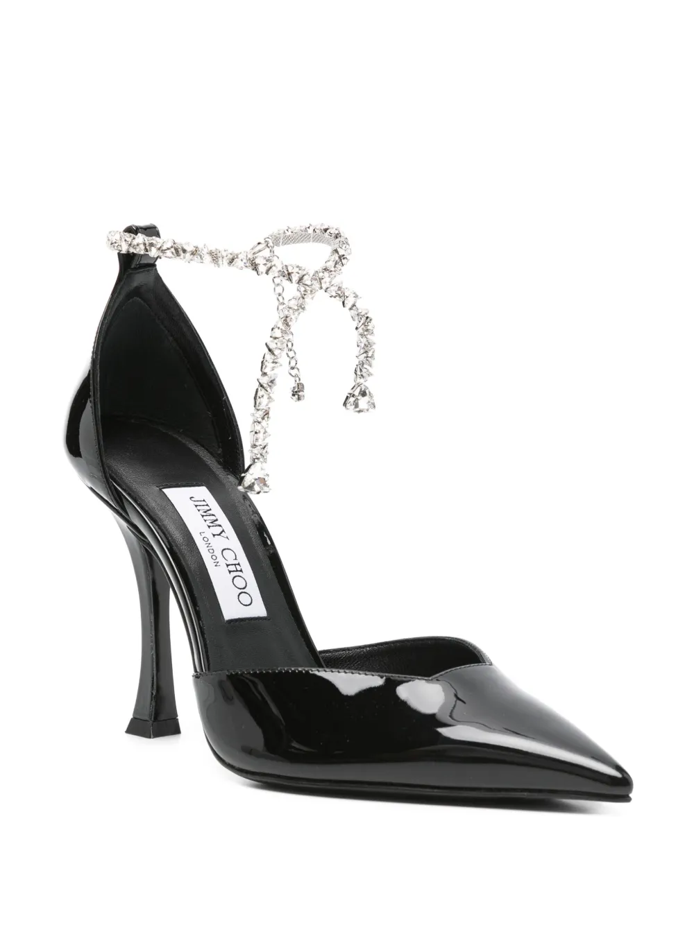 Jimmy Choo 100mm Stevie crystal-embellished pointed-toe pumps | escarpins à talon | Image 2