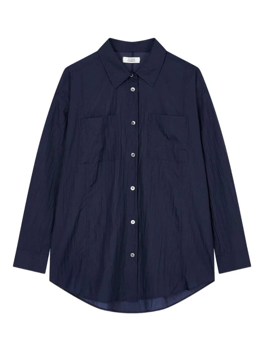 Studio Tomboy Chest-pockets Shirt In Blue