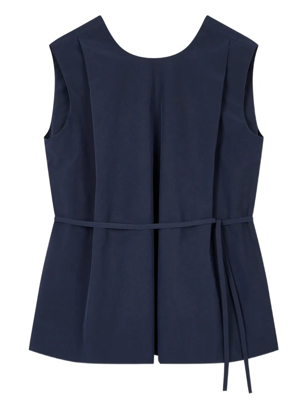 STUDIO TOMBOY Gedraaide geplooide blouse Blauw