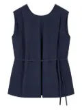 STUDIO TOMBOY twisted pleated blouse - Blue