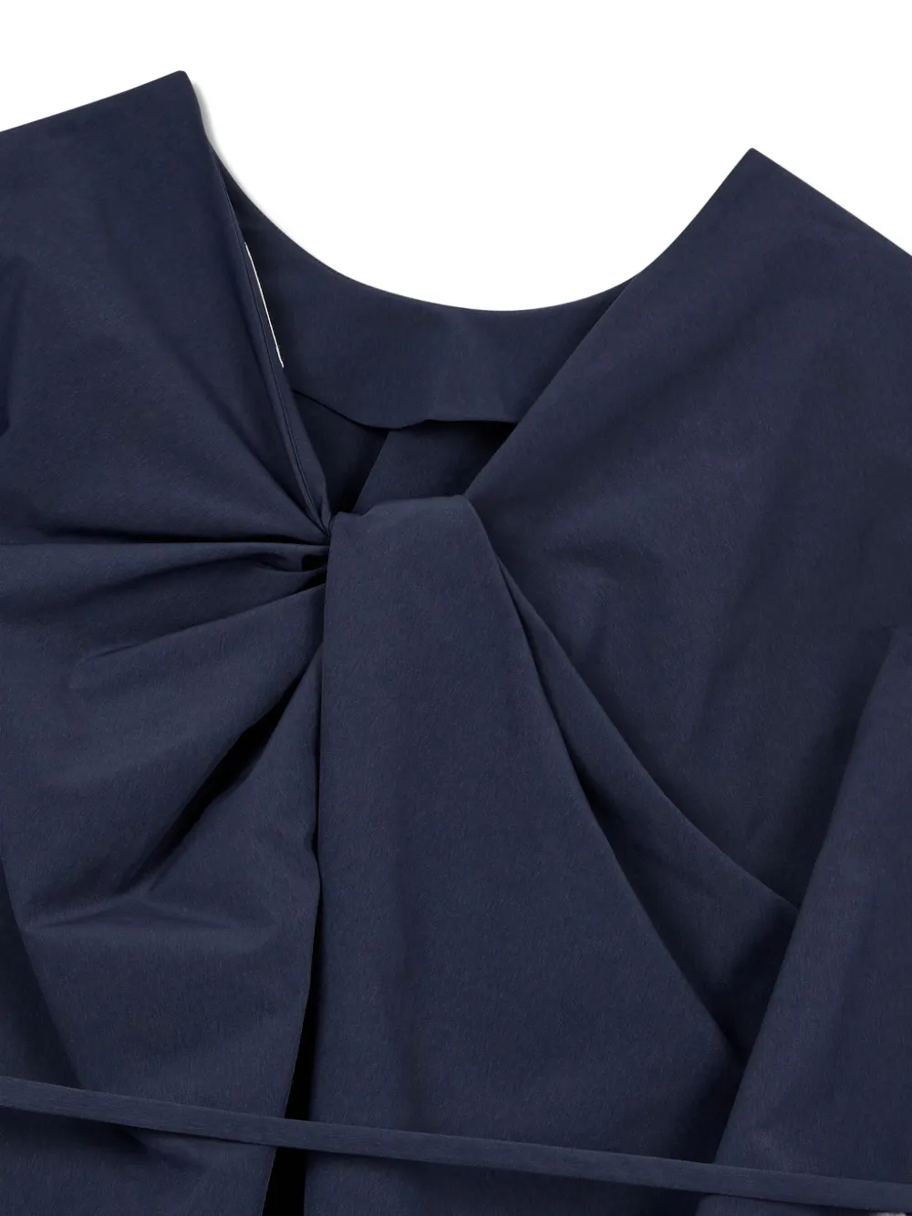 STUDIO TOMBOY Gedraaide geplooide blouse Blauw